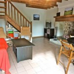Gite Lily. Lounge Dining area. 2 bed. Sleeps 4.